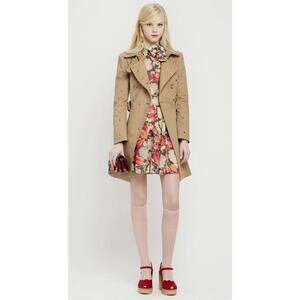 Red Valentino, Gromet Trench Coat, size: 44